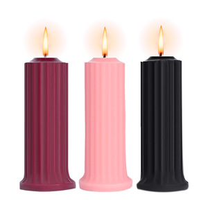 Soy Drip <b>Candle</b> <b>Red</b> Black Pink For Intimacy Massage <b>Candles</b> Adult Toy OEM HL 654165 - Product Image 2