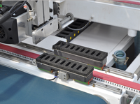 Scie à découper automatique à quatre côtés pour portes en bois HONDABENK H3-MJ-T à haute efficacité avec moteur, composant principal de la machine à scier