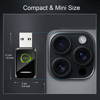 Mini adaptador inalámbrico 2 en 1 Carplay Android Auto para Apple Carplay Oem Carplay Ai Box Plug and Und Play Carwireless Dongle
