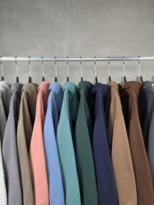 H5461 Sweat-shirts à fermeture éclair personnalisés par le fabricant, en mélange de coton 350 g/m², surdimensionnés, avec fermeture éclair double face - Product Image 3