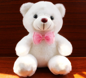 Peluche lumineuse colorée de 20 cm, jouet en peluche anime, adorable compagnon de nuit, ours en peluche <span class=keywords><strong>lumineux</strong></span>, ours en peluche LED - Product Image 5