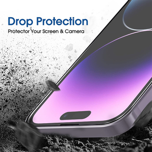Protectores de pantalla de vidrio templado transparente antiarañazos HD para <span class=keywords><strong>iPhone</strong></span> <span class=keywords><strong>Pro</strong></span> Max <span class=keywords><strong>14</strong></span> Plus 12 13 15 lente de cámara 16 17 18 celular móvil - Product Image 5