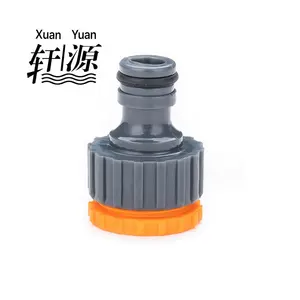 16mm Hose Quick Connector Nipple Female Threaded Hose Faucet Adapter Garden Watering Irrigation Fittings Universal 1/2"3/4" Inch