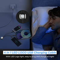 Câble de chargeur multi-téléphones tressé universel 3 en 1 Cordon de charge extra long Câble Usb multiple avec Usb c Micro Usb