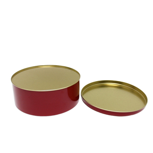 Cina fabbrica all'ingrosso per alimenti per uso alimentare lattine di metallo rotonde stampate su misura scatola di <span class=keywords><strong>latta</strong></span> scatolette con coperchi biscotti personalizzati - Product Image 4