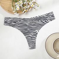 Vente en gros de slips en soie glacée sans couture pour femmes, taille basse, grande taille, couleur unie, danse, ballet, tongs, culottes, string sexy