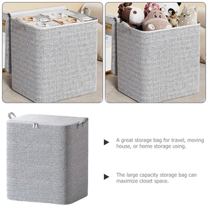 Scatola portaoggetti pieghevole moderna rettangolare di grande capacità con telaio in acciaio spesso per organizzare i <span class=keywords><strong>vestiti</strong></span> - Product Image 5