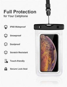 Échantillon gratuit Vente en gros Pochette de téléphone étanche transparente multifonctionnelle de haute qualité Étui étanche universel tactile - Product Image 2