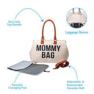 Bolsa de Pañales Impermeable para Bebé, Estilo Moderno, Gran Capacidad, Bolsa de Viaje para Mamá, Bolsa de Hospital para Parto y Posparto - Product Image 5