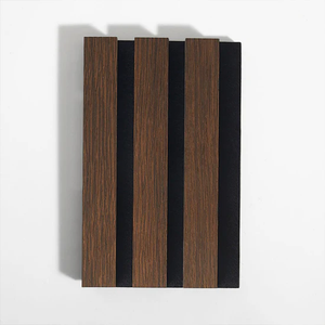 Panneaux acoustiques insonorisants en fibre de polyester de chêne clair au design moderne, écologiques, imperméables et ignifuges, <span class=keywords><strong>solution</strong></span> graphique pour hôtels - Product Image 3