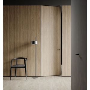 Living Room <b>TV</b> <b>Wall</b> Protective Panel with Hidden Door Sofa Feature Wood Minimalist Decorative <b>Cabinet</b> for Hotel Apartment Use - Product Image 2