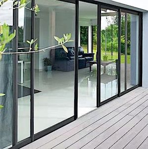 NFRC Personnalisé Moderne Multi Panneau Patio Portes Coulissantes 5 + 27A + 5mm Double Verre Trempé Extérieur Aluminium Porte Coulissante - Product Image 2
