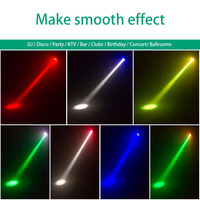 U`King 60W RGBW Bean Aviation Stage Effect Lighting 7/11CH DMX512 Contrôle activé par le son pour DJ Show Par Light