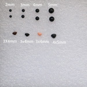 Ojos de lana fieltro coloridos en forma de bastón, hechos a mano, para muñecas de frijol negro, ojos de mascotas, ojos de gato de cristal, suministros de manualidades para bebés y niños pequeños. - Product Image 3