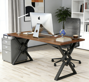 Pieds <span class=keywords><strong>de</strong></span> <span class=keywords><strong>table</strong></span> <span class=keywords><strong>en</strong></span> métal pour <span class=keywords><strong>table</strong></span> <span class=keywords><strong>de</strong></span> bureau, banc, salle à manger, café, style industriel moderne <span class=keywords><strong>en</strong></span> <span class=keywords><strong>fonte</strong></span> et acier - Product Image 2