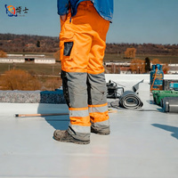Membrane d'étanchéité TPO 45mil 60mil, prix usine, membrane de toiture TPO pour l'étanchéité des toits plats, membrane TPO