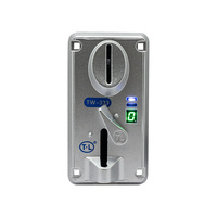 Selector de Monedas de Precisión TL TW-333 de Acero Inoxidable y Aleación de Zinc para Máquinas de Arcade, Vending y Juegos de Diversión