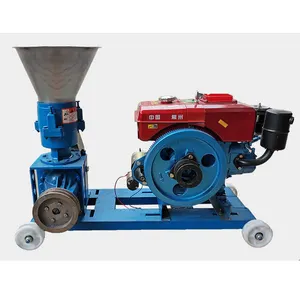 rabbits chickens ducks fodder feed processing machines/small animal feed pellet making machine poultry feed granulator price