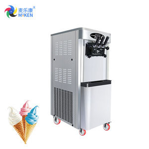 MK-25DB 2000W 25L Máquina de Helado Comercial de <span class=keywords><strong>Pie</strong></span> con 3 Sabores, la Más Vendida - Product Image 4