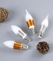 Ampoule LED Bougie Super Lumineuse Sans Effet Stroboscopique Givrée E14 Petite Culot à Vis Économie d'Énergie Tricolore à Intensité Variable Ra80 15000 Heures