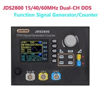 Générateur de signaux numérique à double canal Bssy)Jds2800 15/40/60 MHz avec fonction DDS, compteur de fréquence, balayeur, impulsions et bruit