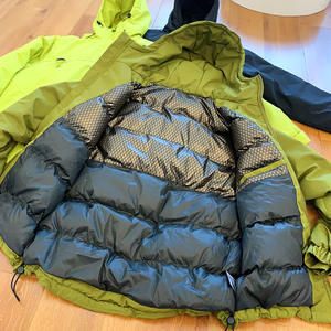 Veste coupe-vent légère en toile de style vintage, écologique, avec boutons recouverts, col mandarin, pour activités hivernales en extérieur - Product Image 2