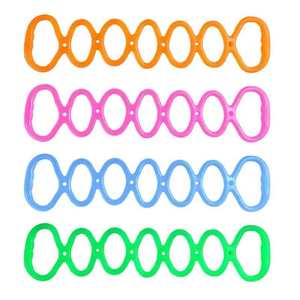 Banda de Resistencia Elástica de 7 Anillos para Yoga y Estiramiento, Ejercitador de Pies, Piernas y Brazos para Fitness en Casa - Product Image 2