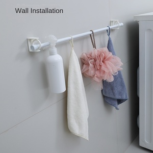 <span class=keywords><strong>Crochet</strong></span> mural rotatif à forte adhérence pour <span class=keywords><strong>tringle</strong></span> à rideau de salon et porte-manteau pour usage domestique - Product Image 2