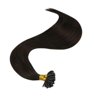 Extensions de cheveux humains 100% naturels non traités, pointes plates en kératine italienne authentique, pointes pleines, double épaisseur, cuticules alignées