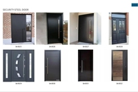 Pintu Baja Anti Maling Komersial Pabrik Grosir, Terisolasi, untuk Villa, Pasokan Proyek Massal