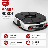 Robot AMR flexible à profil bas pour charges lourdes, plateforme mobile intelligente pour la manutention logistique automatisée en atelier