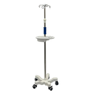 Support de perfusion télescopique mobile pour hôpitaux, cliniques, salons de beauté - Chariot de perfusion médical réglable en hauteur - Product Image 1