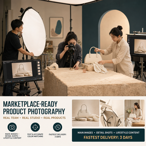 16 Anni di Esperienza come Fotografo E-commerce, Servizio di Fotografia Prodotti Creativa per eBay, Siti Web, A+, Video, Borse, Scatole, Magliette - Product Image 1