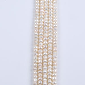 Perlas de Agua Dulce Planas Blancas de 7-8 mm de Zhuji Pearl Wholesale, Perlas Sueltas Naturales para Decoraciones DIY - Product Image 3