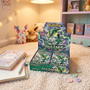 Vente en gros de cartes de collection Pokémon Scarlet & Violet M6 Storm Emeralda Terastal Festival Premium Booster Box originales japonaises - Product Image 4
