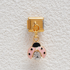 Ladybug Alloy Pendant For Bracelet Making Mixed Shapes Plated Jewelry Findings Accessory Summer 2024 - Product Image 3