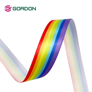 Gordon Băng Miễn phí thiết kế tùy chỉnh đóng gói Ribbon thăng hoa in ấn gói quà tặng Bow <span class=keywords><strong>satin</strong></span> Ribbon cuộn với logo - Product Image 3