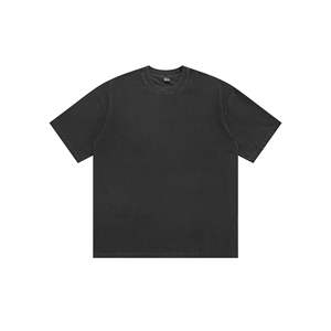 เสื้อยืดผู้ชายซัก270GSM ฤดูร้อนเสื้อยืดผ้าฝ้ายแนวสตรีทแวร์ผ้าคอตตอนรุ่น100% สำหรับผู้ชาย2025 - Product Image 4