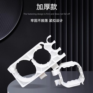 <b>Air</b> <b>Conditioning</b> Bracket <b>Pipe</b> Clamp Rectangle ABS Plastic Easy Install For Apartment Ceiling Mounted - Product Image 5