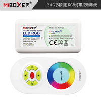 Contrôleur LED RGB MiBOXER 6A à 5 canaux avec télécommande par canal, portée de 30 m, sortie 10 A, garantie de 3 ans