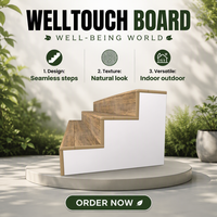 Plancher de terrasse extérieur en PU ignifuge de qualité supérieure, à installation rapide, pour applications publiques, fabriqué en Chine
