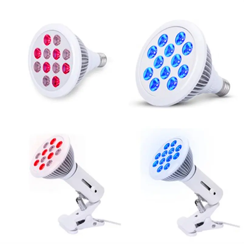 Hot Selling Muscle Pain Relief 415nm 590nm 660nm 850nm Infrared Lamp 36w Bulb Portable Led Red And Blue Light Therapy