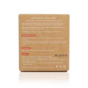 Pacchetto Logo personalizzato <span class=keywords><strong>lavatrice</strong></span> tamburo pulitore <span class=keywords><strong>pulizia</strong></span> profonda rimuovere le macchie <span class=keywords><strong>lavatrice</strong></span> pastiglie effervescenti - Product Image 2