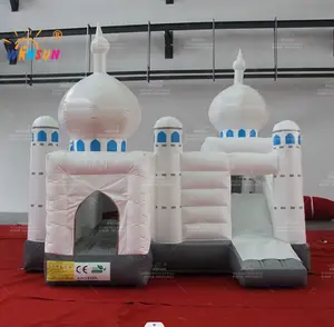 Château gonflable gonflable de saut de mosquée springkastelen pour location