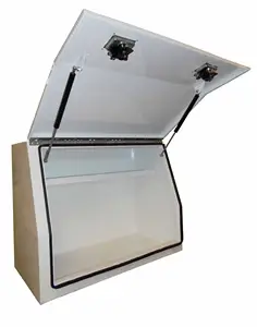 Steel truck box ute tool cabinet drawer box mine box with full door white coated