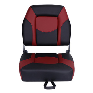 Chaises de pêche pliables en cuir et éponge pour bateaux d'expédition, sièges de bateau imperméables et résistants au soleil, accessoire de yacht anti-ondes - Product Image 1