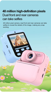 Y900H Kids Appareil photo à impression instantanée Lapin/Dinosaure/Licorne Designs Appareil photo amusant pour enfants pour la photographie - Product Image 6