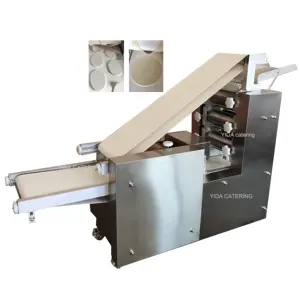 Endüstriyel tam otomatik Roti Chapati yapma makinesi Pita ekmek yapma makinesi Pizza üretim hattı