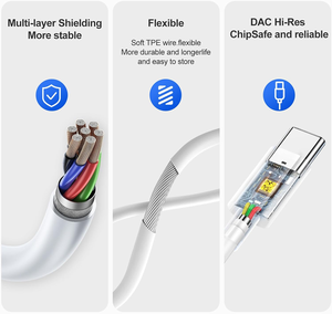 หูฟังแบบมีสายชนิด C พร้อมไมโครโฟนหูฟังแบบมีสายสำหรับ iPhone 16 15 Huawei Xiaomi หูฟังชนิด C แบบพกพาเสียง HIFI - Product Image 4