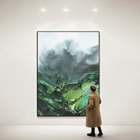 Mintura Décoration d'intérieur moderne, Peinture à l'huile peinte à la main sur toile, Affiche d'art abstrait, Décoration murale pour salon, Nature morte originale